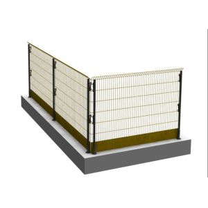ISO14001 2015 Expandable 50X200mm Edge Protection Barriers