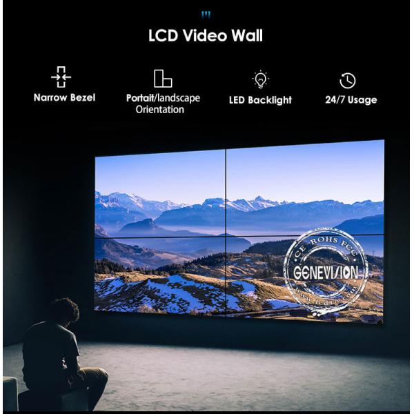 46 49 55 Inch Ultra Narrow Bezel 3x3 LCD Video Wall