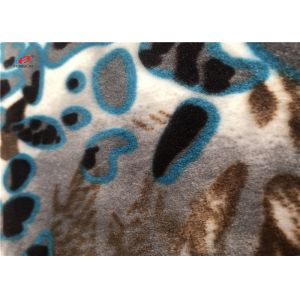 250GSM Paper Print Plush Spandex Velvet Fabric For Baby Blanket Garment