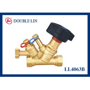 Quality 20 Bar ISO228 Thread HBP 57-3 Brass Balancing Valve for sale