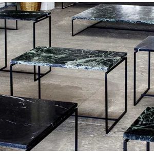 Creative Living Room Square Marble Coffee Table Rectangle Small Desk