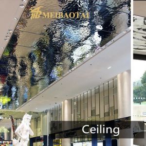 Ss304 201 0.65mm Mirror Water Ripple Sheet Decoration Ceiling,wall