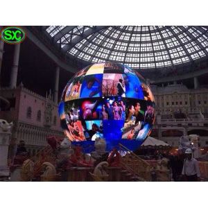Full color 360 Degree Cylinder LED Display Outdoor Column curve Screen
