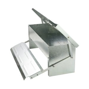 Rat Proof Galvanized Steel 8.2L Auto Chicken Feeder