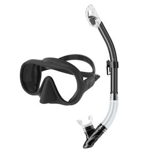 ZMZDIVE Freediving Snorkel Mask Set Prescription Snorkeling Goggles