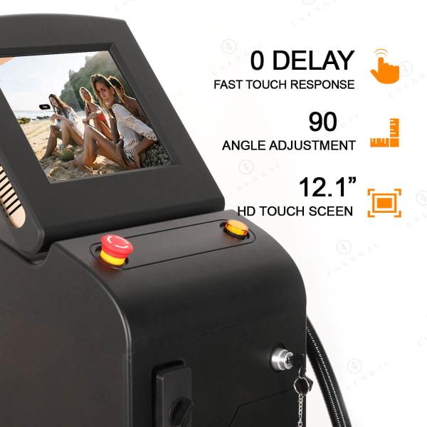 Commercial Hair Removal Laser Treatment Machine 1200w Epilation Laser Machine