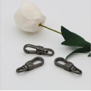 Quality OEM gunmetal color 3.67 grams handbag fitting fashion snap hook for webbing for sale