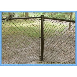 5 Feet Galfan Coated Steel Chain Link Fence Panels , Chain Wire Fencing