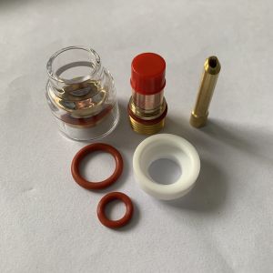 TIG ACCESSORIES Pyre TIG Welding Torch Gas Lens 10 Pyrex Cup Kit for Tig WP-17/18/26 Torch