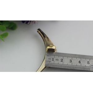 Bag accessories Light Gold Zinc Alloy OX Horn Metal Turn Lock