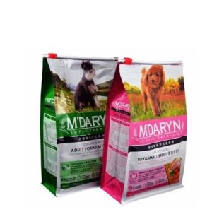 custom printing plastic aluminum foil pet food packaging bags for dog and cat