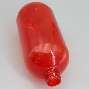 Red 24mm 16.9oz Refillable Shampoo Bottles