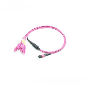MPO Patch Cable Senko MPO Female to LC UPC Duplex 8 Fibers OM4 Multimode