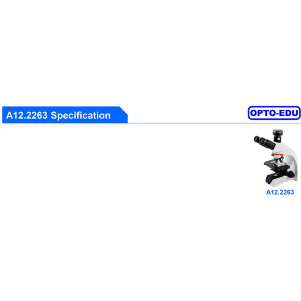 OPTO-EDU A12.2263 Infinity Trinocular Biological Laboratory Microscope