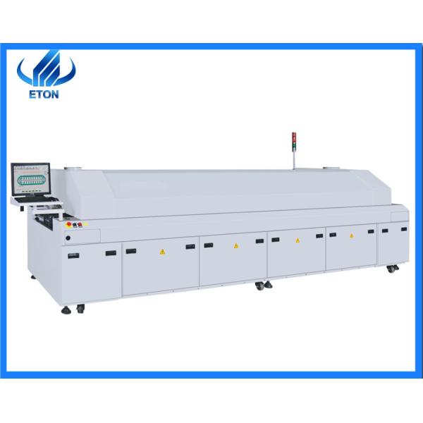 Buy Mesh Belt Transport SMT Mounting Machine 8 Zones Reflow Oven Adjustable PCB Size at wholesale prices