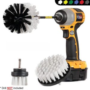 Electric Bathtub Bathroom Scrubber Drill Attachment Brush Polypropylene Oem