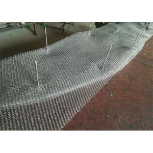 Stainless Steel Mesh Sheet / Mist Eliminators Mesh Pads Alloy Material