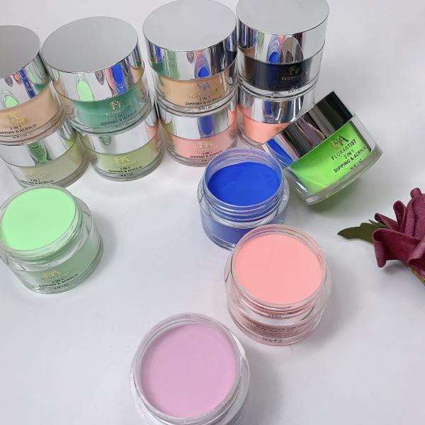 Wholesale Loose Nail Acrylic Solid Powder Private Label Nail Dipping Powder Custom Bulk Acrylic Dip Powder