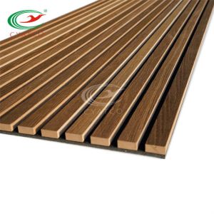 Durable Harmless Acoustic Wood Panels , Nontoxic Sound Proof Wooden Board