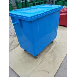 outdoor steel garbage bin Galvanized sheet waste bin