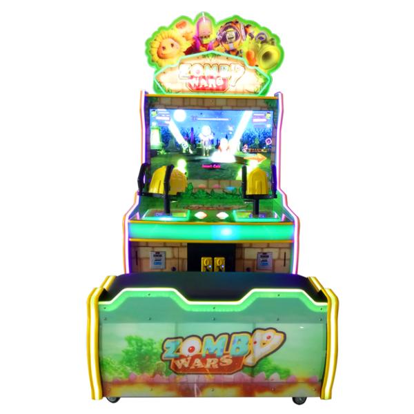 Zombywar Crazy Water Shooting Redemption Arcade Machine For Shopping Mall