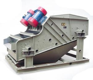 Heavy Duty Linear Vibrating Screen Machine Self Synchronizing Reverse Rotation
