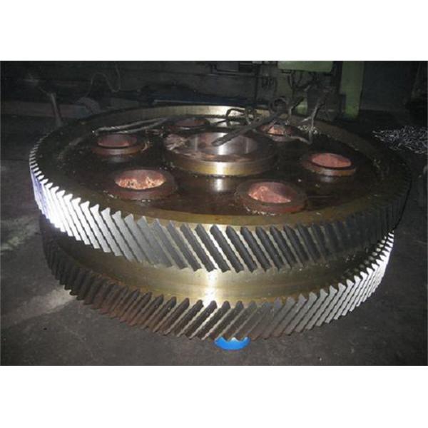 Buy 420mm Diameter Herringbone Machining Steel Gear Wheel Large Double at wholesale prices