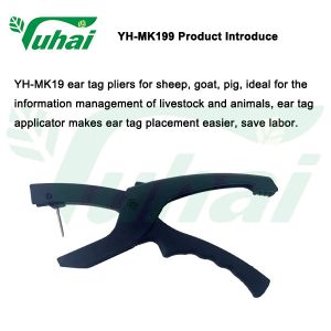 Rfid Ear Tag Applicator Plastic Alloy For Cattle Ear Tag Applicator Punch Metal