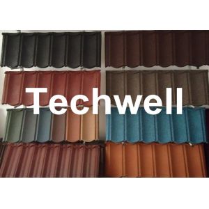 Colorful Steel Stone Coated Roof Tile Machine Environmental with Natural Sandy