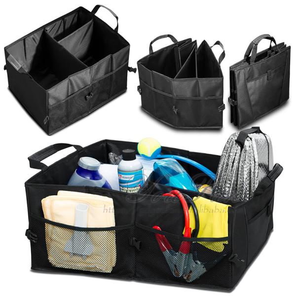 Foldable Car Trunk Storage Containers 21*15*10 Inch With Strong Handles