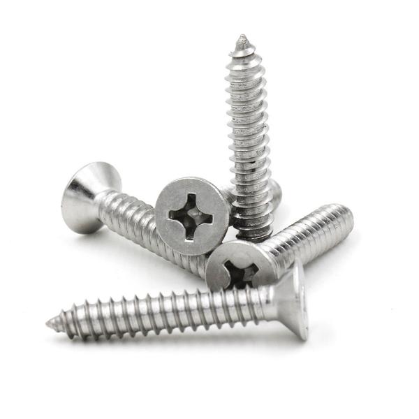 Customizable Countersunk Head Tapping Screw Phillips Stainless Self Tapping