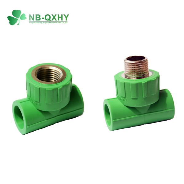 Buy PPR Tee Forged Brass PPR Pipe Fitting Female Male for Hot Water Distribution System at wholesale prices