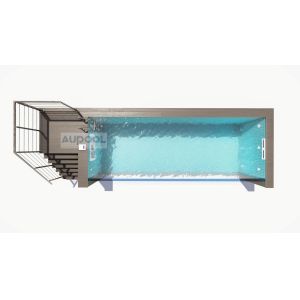 Unmatched Infinity Transparent Finish Swimming Pool for Hotels Schools