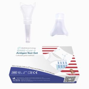Quality Class III 70mm SARS-CoV-2 Antigen Self Test Set Saliva Sample Collector Malaysia 1 test/box for sale