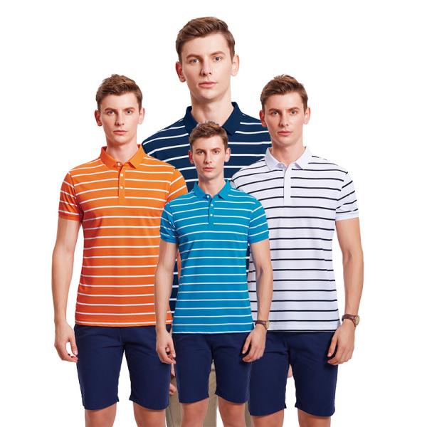 Buy Flyita Summer Work Shirts Men's Pima Cotton Polo Sports Shirt at wholesale prices