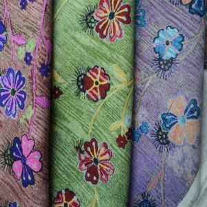 55% Viscose 45% Ramie Digital Printing Dress Cotton Fabric