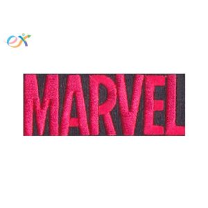 Polyester Fabric Letter Patches , Embroidered Number Patches With Iron On