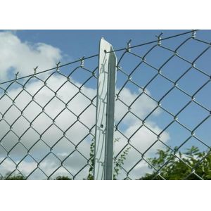Quality 6ft Galvanized Iron Wire Chain Link Fence Backyard Zinc Coating for sale