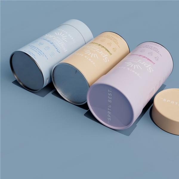 Buy Biodegradable natural empty collagen powder packaging can be customized cans for food at wholesale prices