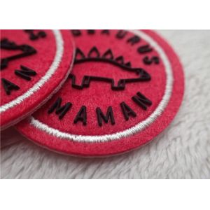 Fashion Custom Clothing Patches / Embroidered Silicone Patches