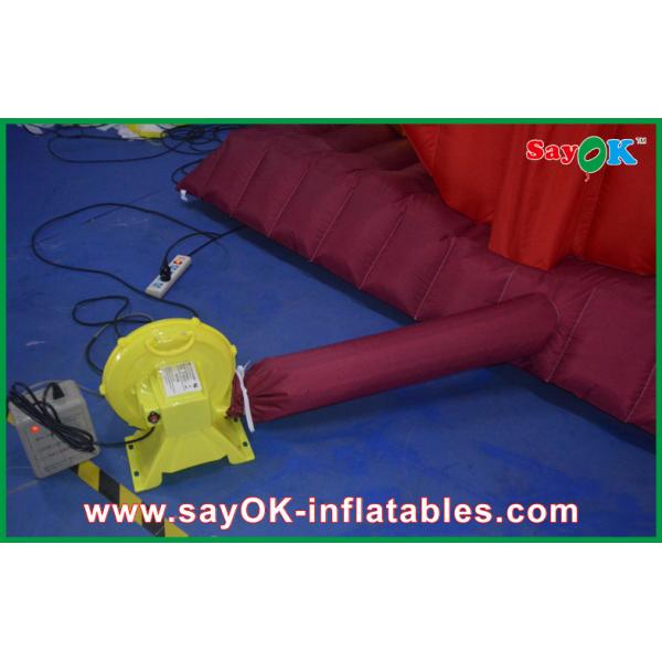 Printing Logo Large Orange Inflatable Yard Decorations For New Year