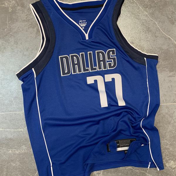Buy NBA 77 Blue Custom Basketball Jerseys Polyester at wholesale prices