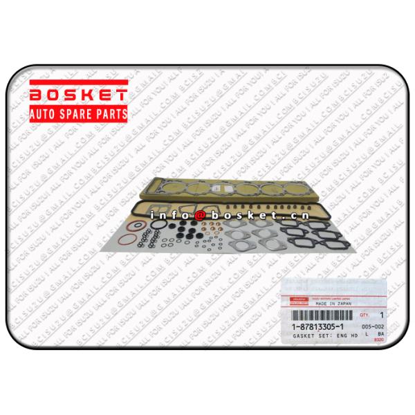 ISUZU FVR 6HE1 Japanese Truck Parts 1-87813305-1 1878133051 Engine Head Overhaul Gasket Set