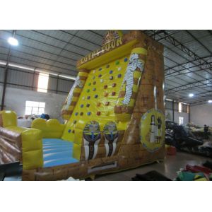 Commercial Egypt Tower Tour Inflatable Rock Climbing Wall Inflatable Sport Game