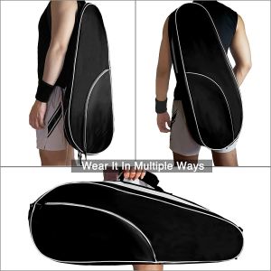 Travel 600D Polyester Tennis Racquet Backpack For Men