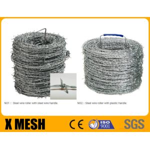 Galvanized Barbed Wire With Four Barb Type Reverse Twist High Tensile For