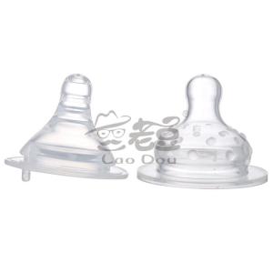 Quality Baby Accessories Baby Bottle Nipple , Silicone Teats , Wide Neck Baby Feeding Bottle Teats for sale