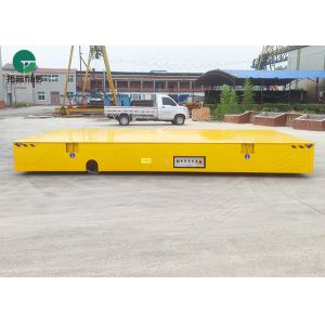 China Made Warehouse Electric Flatbed Car Trackless Transfer Trolley