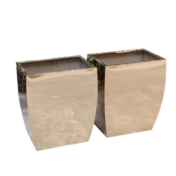 Creativity arc-shaped flower planters metal flower pot for sale