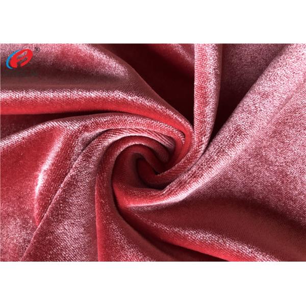 Buy Shiny Fleece Stretch Polyester Spandex Velvet Fabric KS Velvet Fabric For Full Dress at wholesale prices
